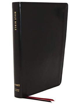 portada Net Bible, Thinline Large Print, Leathersoft, Black, Comfort Print: Holy Bible (en Inglés)