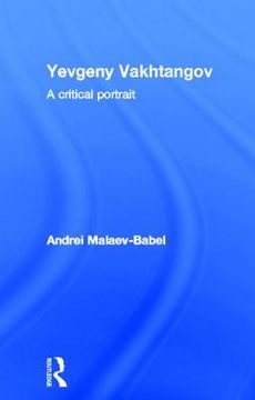 portada yevgeny vakhtangov (en Inglés)