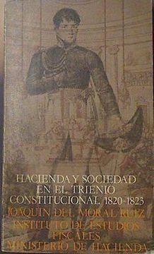 portada Hacienda y Sociedad en el Trienio Constitucional 1820 1823