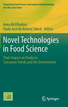 portada novel technologies in food science (in English)