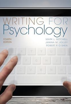 portada Writing for Psychology (en Inglés)