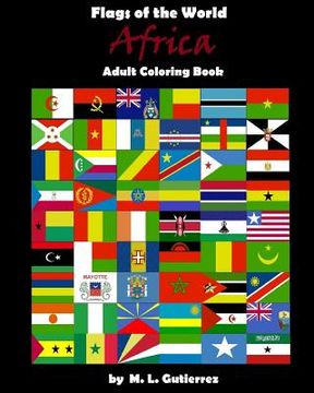 portada Flags of the World Series (Africa), adult coloring book (en Inglés)