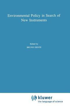 portada environmental policy in search of new instruments (en Inglés)