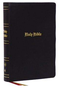 portada KJV Holy Bible: Super Giant Print with 43,000 Cross References, Black Genuine Leather, Red Letter, Comfort Print (Thumb Indexed): King James Version (in English)