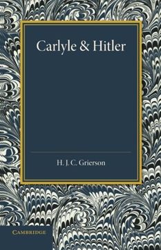 portada Carlyle and Hitler: The Adamson Lecture in the University of Manchester, December 1930 (en Inglés)