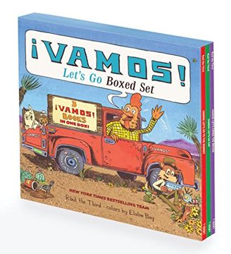 portada Vamos! Let's go 3-Book Paperback Picture Book box Set: Vamos! Let's go to the Market,¡ Vamos! Let's go Eat, and¡ Vamos! Let's Cross the Bridge (World of¡ Vamos! ) (en Inglés)