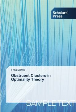 portada Obstruent Clusters in Optimality Theory
