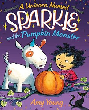 portada A Unicorn Named Sparkle and the Pumpkin Monster (en Inglés)