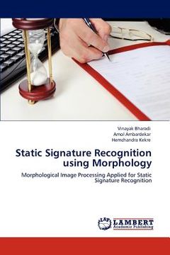 portada static signature recognition using morphology (in English)