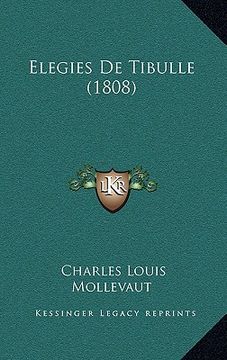 portada Elegies De Tibulle (1808) (in French)