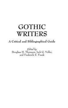 portada Gothic Writers: A Critical and Bibliographical Guide 