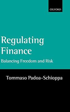 portada Regulating Finance: Balancing Freedom and Risk (en Inglés)