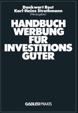portada Handbuch Werbung Für Investitionsgüter (en Alemán)