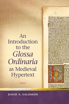 portada an introduction to the glossa ordinaria as medieval hypertext