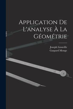 portada Application De L'analyse À La Géométrie (in French)