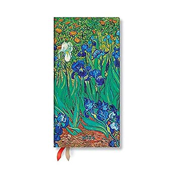 portada Van Gogh's Irises (Van Gogh's Irises) Slim 12-Month Dayplanner 2024 (en Inglés)