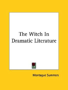 portada the witch in dramatic literature