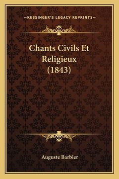portada Chants Civils Et Religieux (1843) (in French)