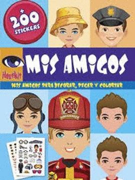 portada Mis Amigos 3 200 Stickers Identikit (in Spanish)