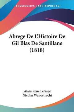 portada Abrege De L'Histoire De Gil Blas De Santillane (1818) (en Francés)