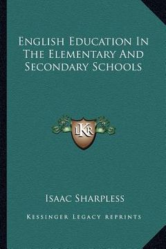 portada english education in the elementary and secondary schools