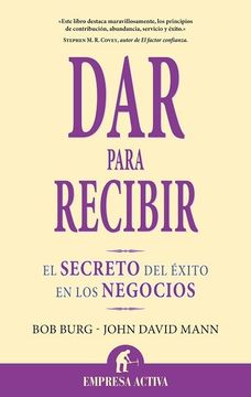 portada Dar Para Recibir (in Spanish)