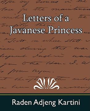 portada letters of a javanese princess (in English)