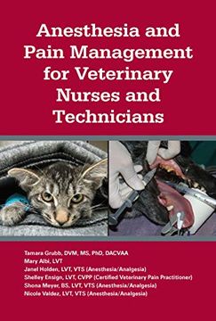 portada Anesthesia and Pain Management for Veterinary Nurses and Technicians (en Inglés)