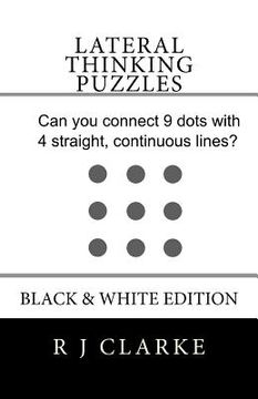 portada Lateral Thinking Puzzles: Black & White Edition (en Inglés)
