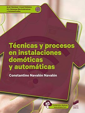 portada Técnicas y Procesos en Instalaciones Domóticas y Automáticas (in Spanish)