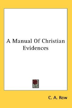 portada a manual of christian evidences (en Inglés)