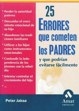 portada 25 errores que cometen los padres (in Spanish)