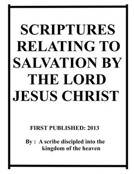 portada Scriptures relating to salvation by the Lord Jesus Christ