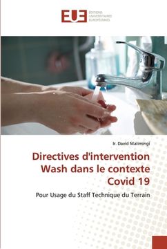 portada Directives d'intervention Wash dans le contexte Covid 19 (en Francés)