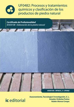 portada Procesos y Tratamientos Químicos y Clasificación de los Productos de Piedra Natural. Iexd0108 - Elaboración de la Piedra Natural
