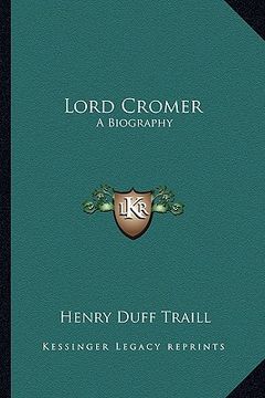 portada lord cromer: a biography (en Inglés)