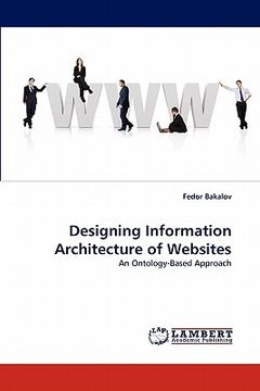 portada designing information architecture of websites