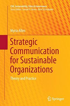 portada Strategic Communication for Sustainable Organizations: Theory and Practice