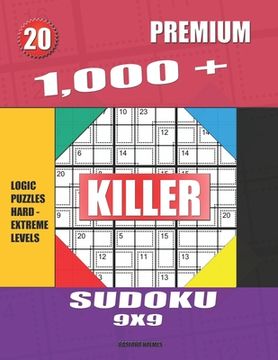 portada 1,000 + Premium sudoku killer 9x9: Logic puzzles hard - extreme levels (en Inglés)