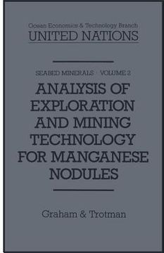 portada Analysis of Exploration and Mining Technology for Manganese Nodules (en Inglés)