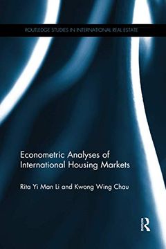 portada Econometric Analyses of International Housing Markets (Routledge Studies in International Real Estate) 