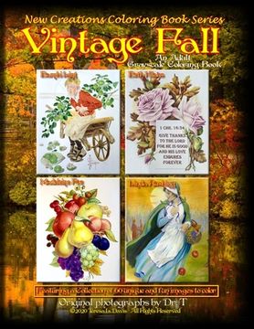 portada New Creations Coloring Book Series: Vintage Fall (in English)