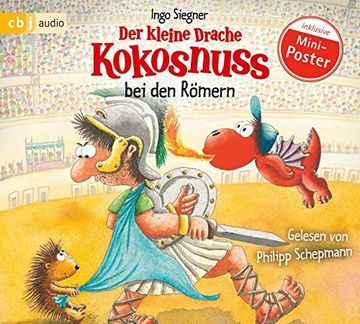 portada Der Kleine Drache Kokosnuss bei den Römern (Die Abenteuer des Kleinen Drachen Kokosnuss, Band 27) (en Alemán)