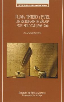 portada Pluma, tintero y papel (Studia Malacitana)