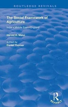 portada The Social Framework of Agriculture (Routledge Revivals) (en Inglés)