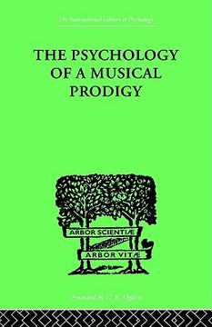 portada the psychology of a musical prodigy (in English)