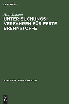 portada Untersuchungsverfahren für Feste Brennstoffe (in German)
