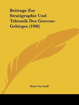 portada Beitrage Zur Stratigraphie Und Tektonik Des Gerecse-Gebirges (1906) (in German)