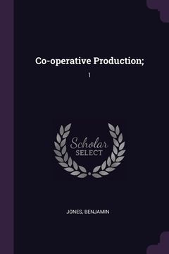 portada Co-operative Production;: 1 (in English)