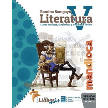 portada LITERATURA V - SERIE LLAVES MAS - MANDIOCA (in Spanish)